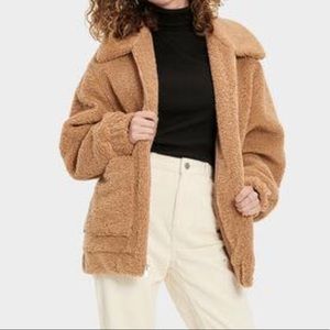 SOLD brown teddy jacket